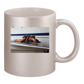 Fernanda Liz 11oz Metallic Silver Mug