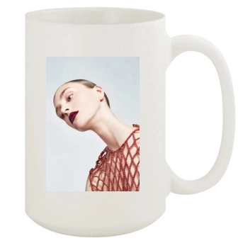 Hedvig Palm 15oz White Mug