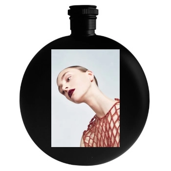 Hedvig Palm Round Flask