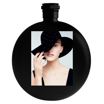 Hedvig Palm Round Flask