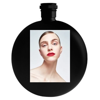 Hedvig Palm Round Flask