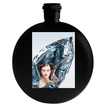 Hedvig Palm Round Flask