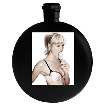 Heidi Klum Round Flask