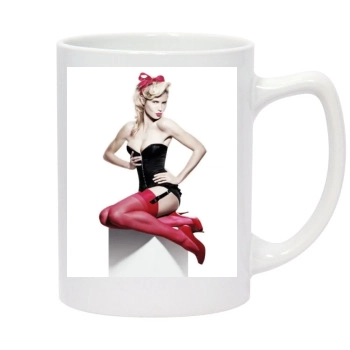 Heidi Klum 14oz White Statesman Mug