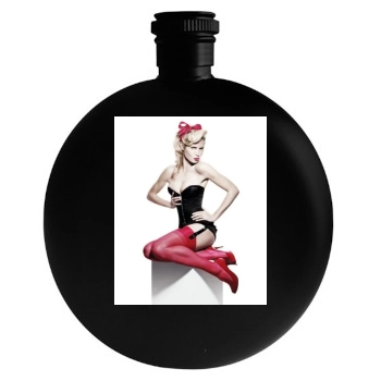 Heidi Klum Round Flask