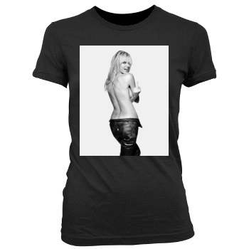 Heidi Klum Women's Junior Cut Crewneck T-Shirt