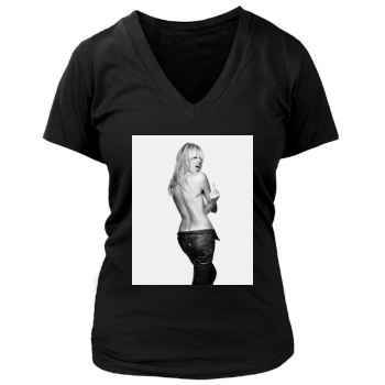 Heidi Klum Women's Deep V-Neck TShirt