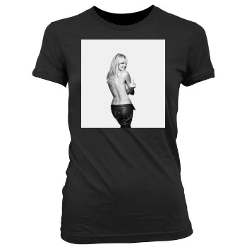 Heidi Klum Women's Junior Cut Crewneck T-Shirt