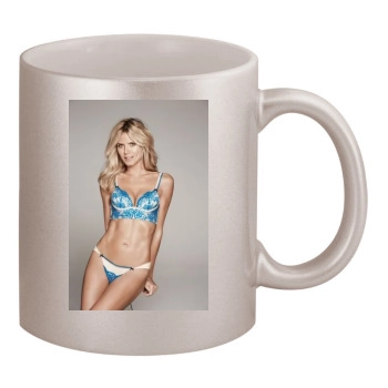 Heidi Klum 11oz Metallic Silver Mug