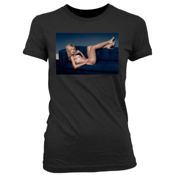 Heidi Klum Women's Junior Cut Crewneck T-Shirt