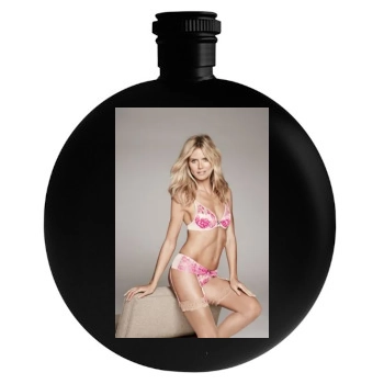 Heidi Klum Round Flask