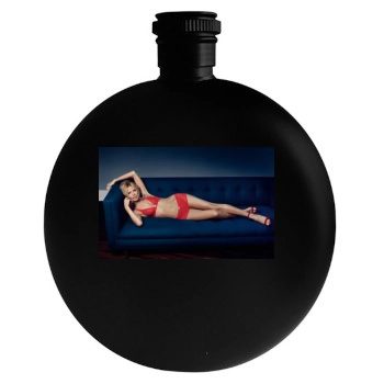 Heidi Klum Round Flask