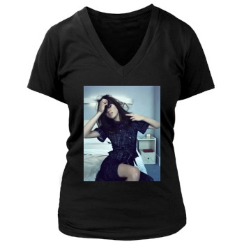 Hilary Rhoda Women's Deep V-Neck TShirt