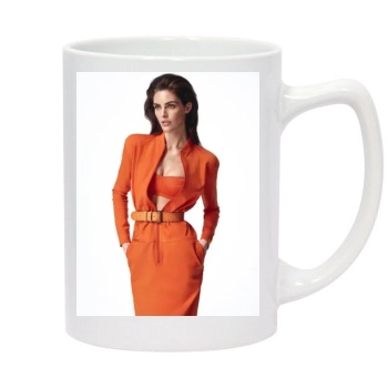 Hilary Rhoda 14oz White Statesman Mug