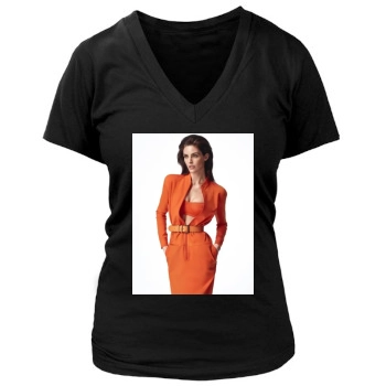 Hilary Rhoda Women's Deep V-Neck TShirt