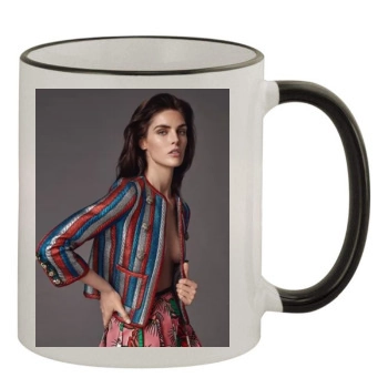 Hilary Rhoda 11oz Colored Rim & Handle Mug