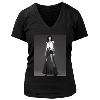 Hilary Rhoda Women's Deep V-Neck TShirt