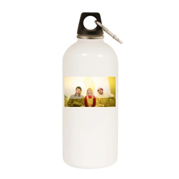 Hayley Williams White Water Bottle With Carabiner