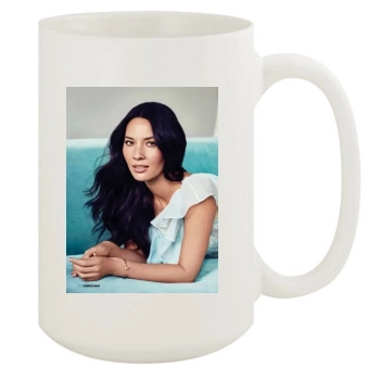 Olivia Munn 15oz White Mug