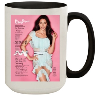 Olivia Munn 15oz Colored Inner & Handle Mug