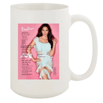 Olivia Munn 15oz White Mug