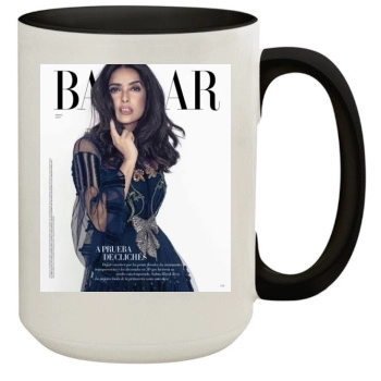 Salma Hayek 15oz Colored Inner & Handle Mug