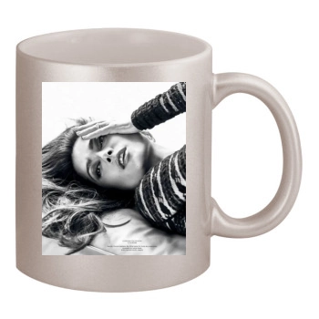 Salma Hayek 11oz Metallic Silver Mug