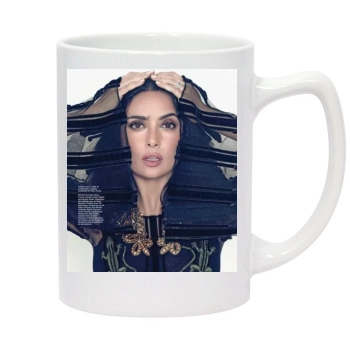 Salma Hayek 14oz White Statesman Mug