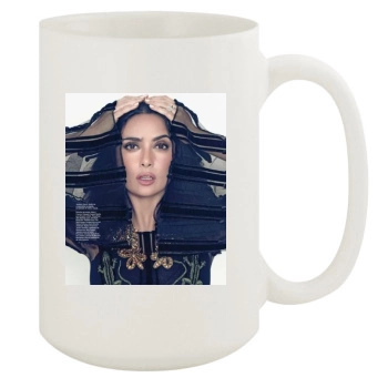 Salma Hayek 15oz White Mug