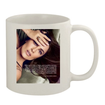 Salma Hayek 11oz White Mug