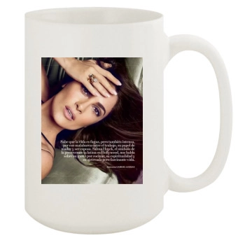 Salma Hayek 15oz White Mug