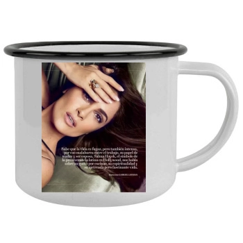 Salma Hayek Camping Mug