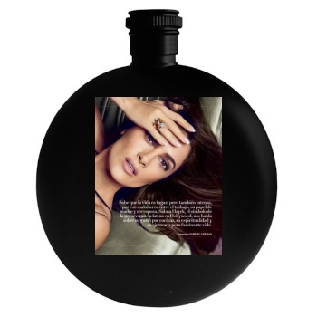 Salma Hayek Round Flask