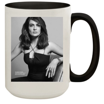 Salma Hayek 15oz Colored Inner & Handle Mug