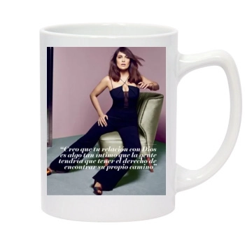 Salma Hayek 14oz White Statesman Mug