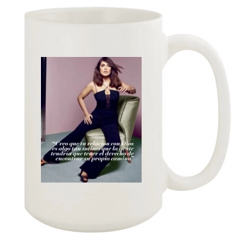 Salma Hayek 15oz White Mug