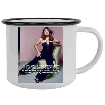 Salma Hayek Camping Mug