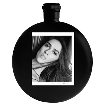 Salma Hayek Round Flask