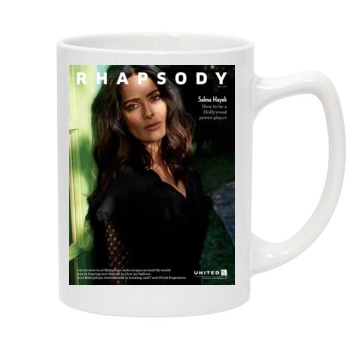 Salma Hayek 14oz White Statesman Mug