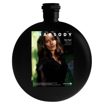 Salma Hayek Round Flask