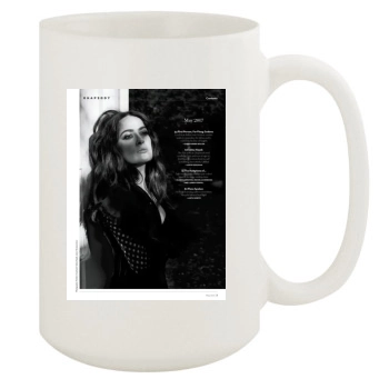 Salma Hayek 15oz White Mug