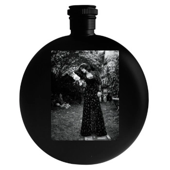 Salma Hayek Round Flask