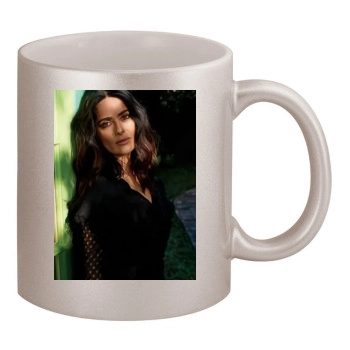 Salma Hayek 11oz Metallic Silver Mug