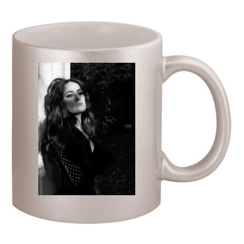 Salma Hayek 11oz Metallic Silver Mug