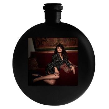 Salma Hayek Round Flask