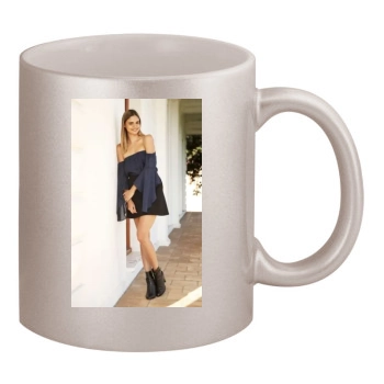 Samantha Harris 11oz Metallic Silver Mug