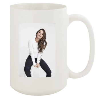 Sarah Shahi 15oz White Mug