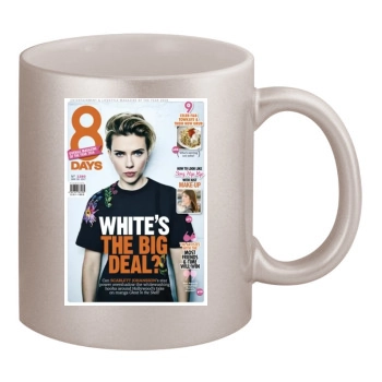 Scarlett Johansson 11oz Metallic Silver Mug