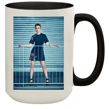 Scarlett Johansson 15oz Colored Inner & Handle Mug