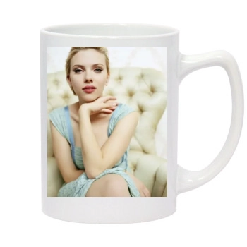 Scarlett Johansson 14oz White Statesman Mug